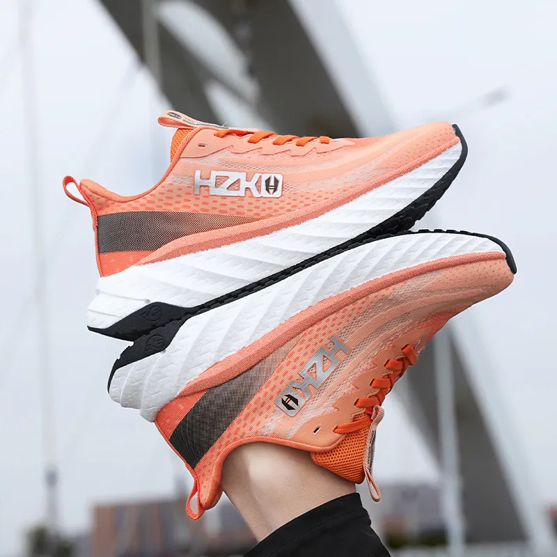 HELZKOR Running Shoes Unisex Orange-10