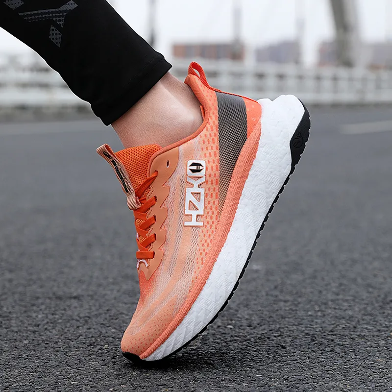HELZKOR Running Shoes Unisex Orange-5