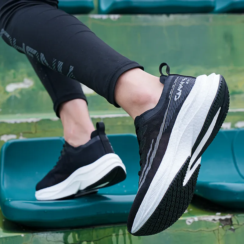 HELZKOR Running Shoes Unisex Black-7