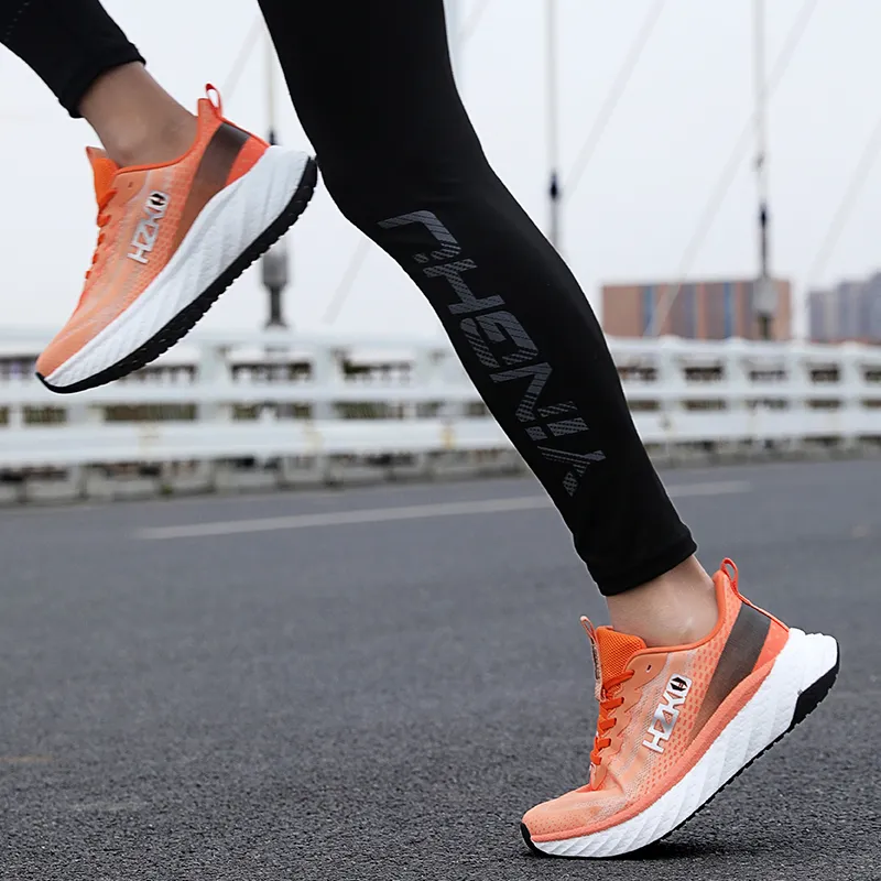 HELZKOR Running Shoes Unisex Orange-7
