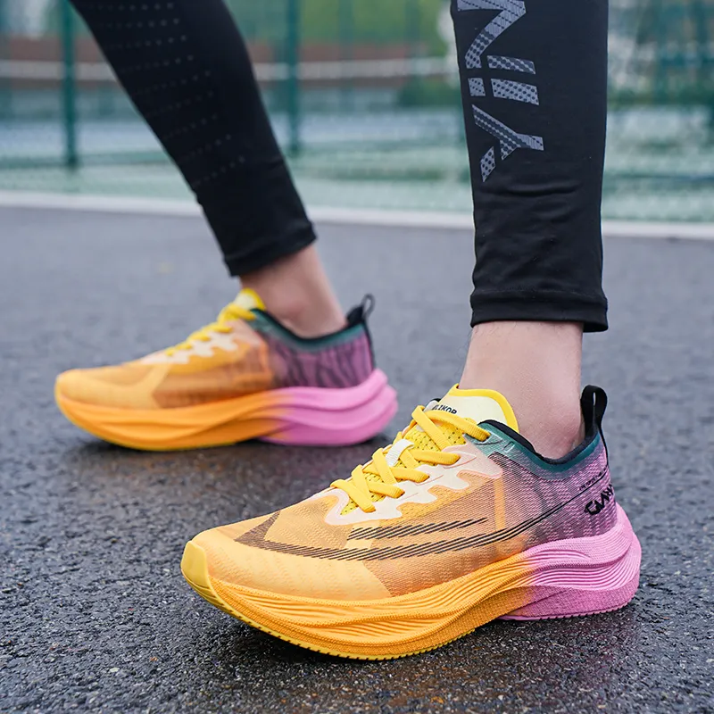 HELZKOR Running Shoes Unisex Sun Yellow-6
