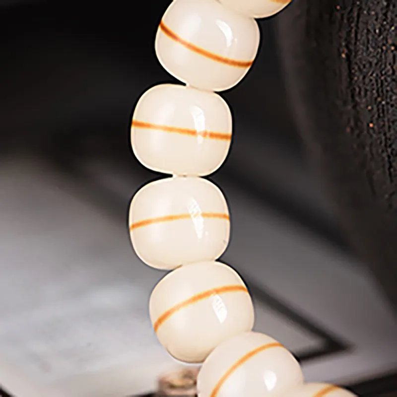 LINKY Laboratory White Jade Bodhi Bracelets Unisex-5