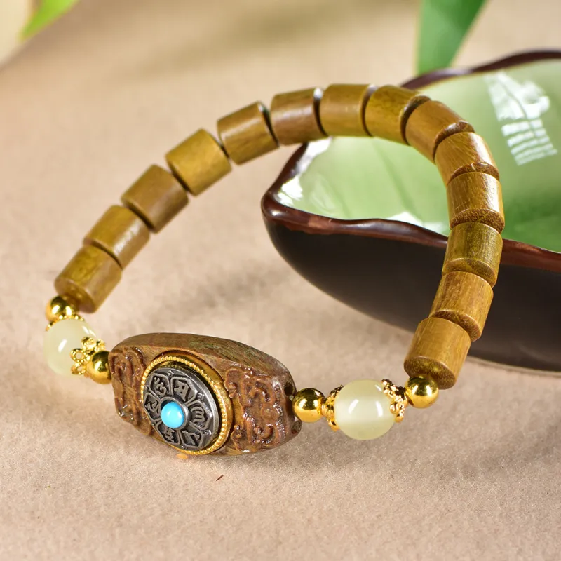 LINKY Laboratory Green Sandalwood Bracelets Unisex-3