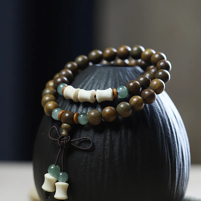 LINKY Laboratory Green Sandalwood Bracelets Unisex-6