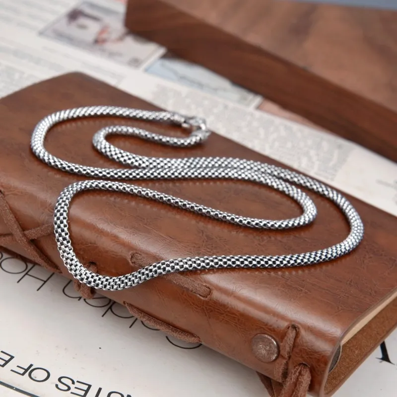 LINKY Laboratory S925 Silver Necklaces Unisex-5