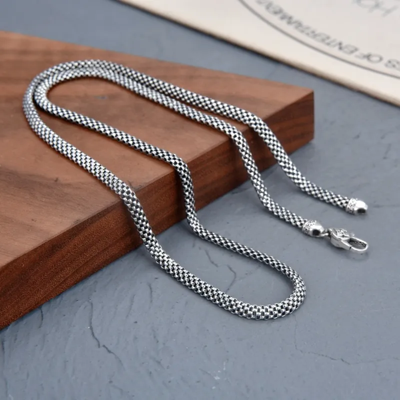 LINKY Laboratory S925 Silver Necklaces Unisex-6