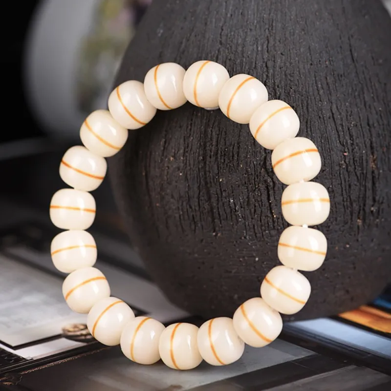 LINKY Laboratory White Jade Bodhi Bracelets Unisex-3