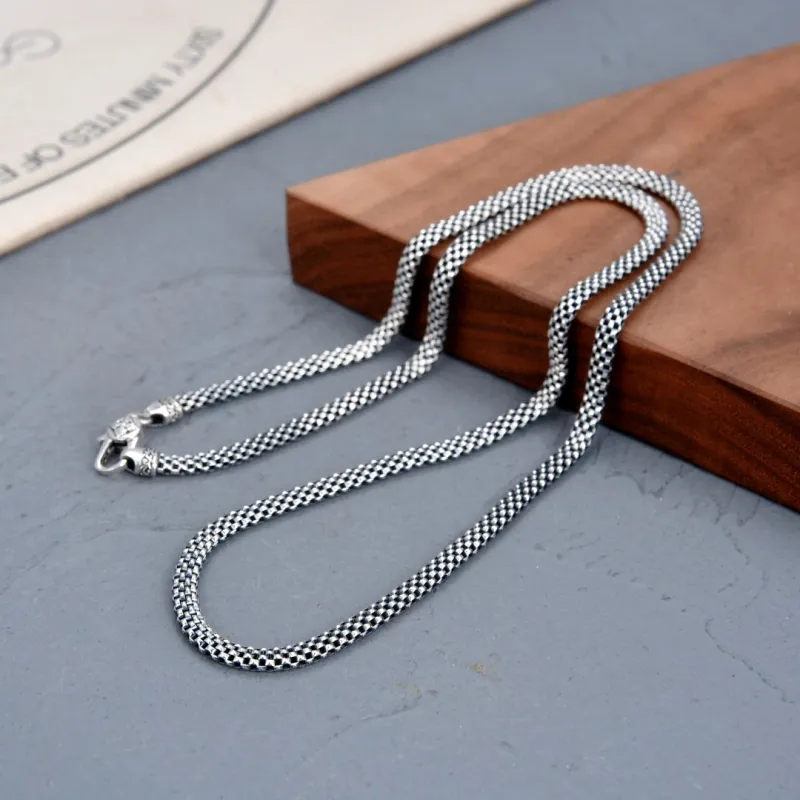 LINKY Laboratory S925 Silver Necklaces Unisex-2