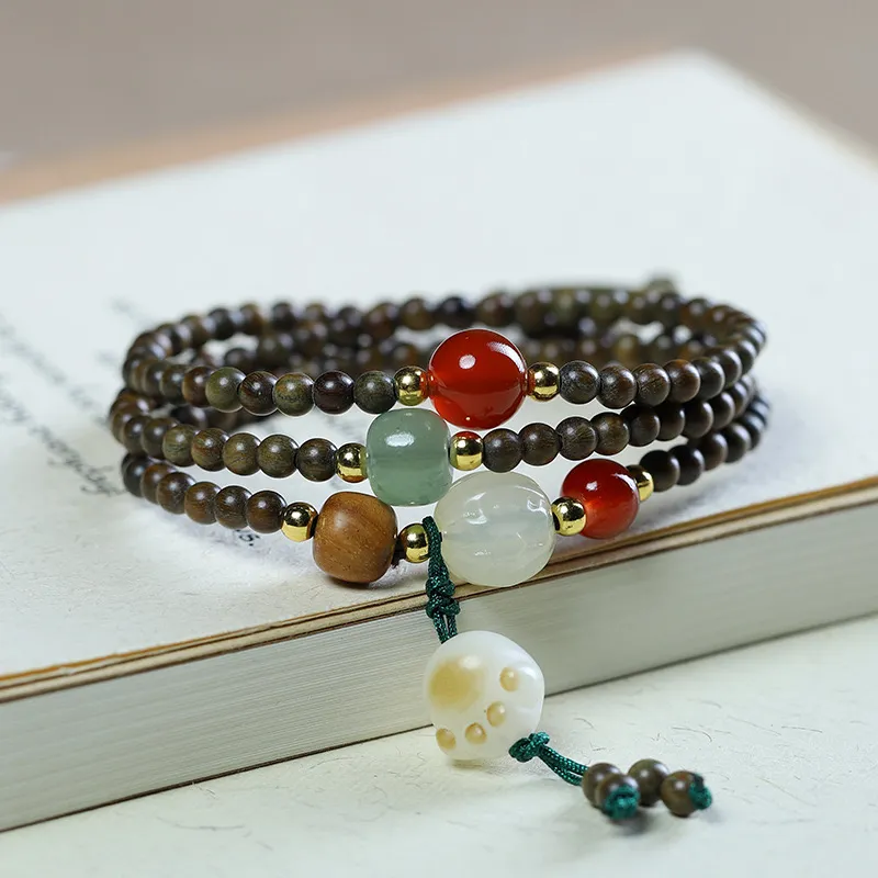 LINKY Laboratory Green Sandalwood Bracelets Unisex-5