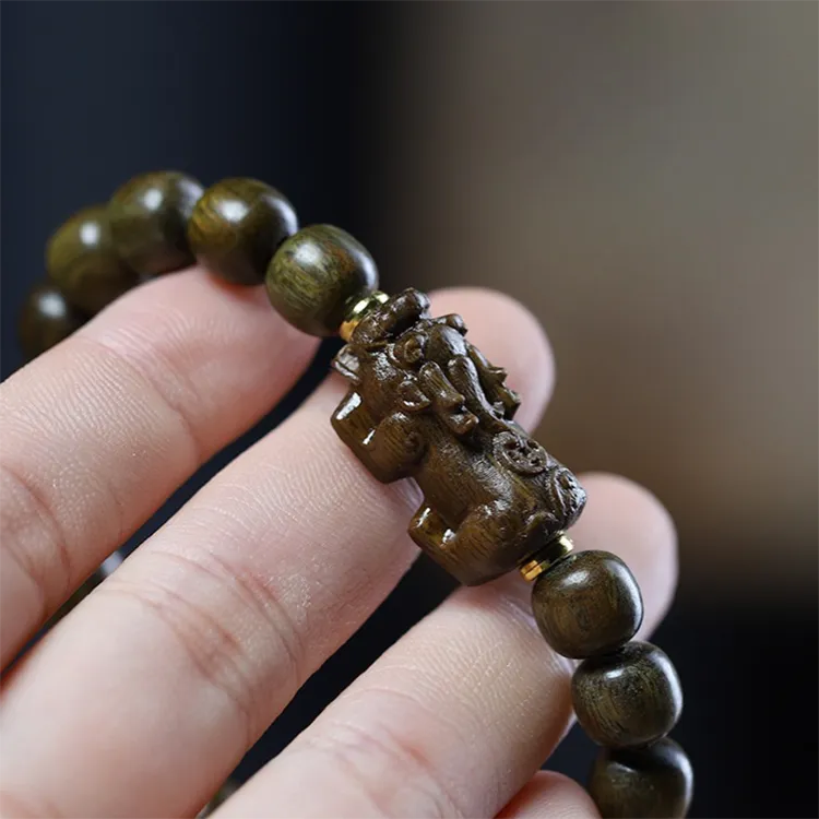 LINKY Laboratory Green Sandalwood Bracelets Unisex-6
