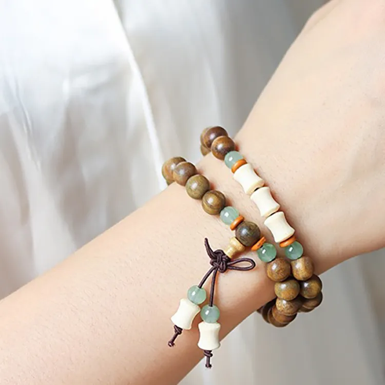 LINKY Laboratory Green Sandalwood Bracelets Unisex-7