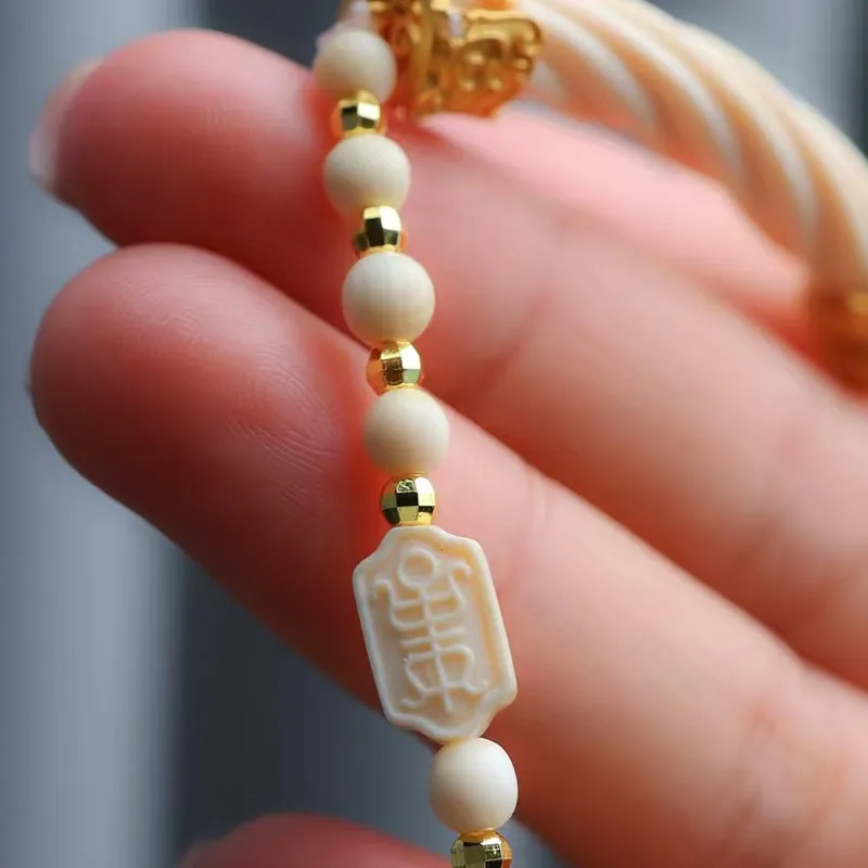 LINKY Laboratory Mammoth Jade Bracelets Unisex-2
