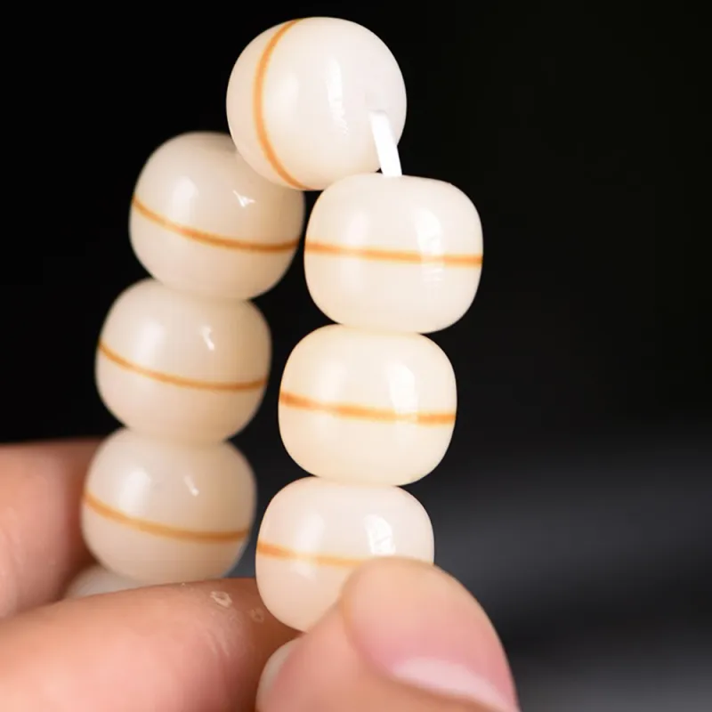 LINKY Laboratory White Jade Bodhi Bracelets Unisex-4
