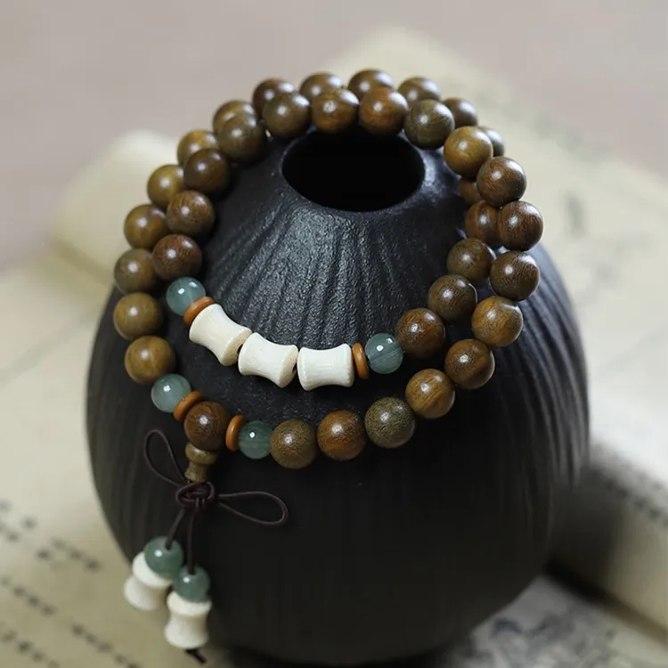 LINKY Laboratory Green Sandalwood Bracelets Unisex-5
