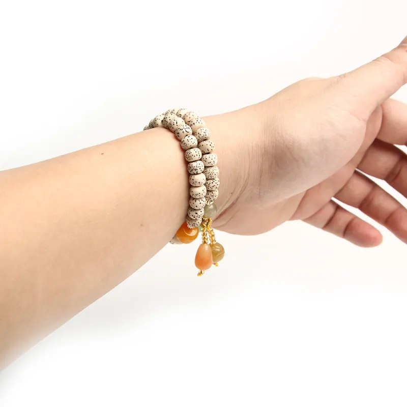 LINKY Laboratory Star Moon Bodhi Seeds Bracelets Unisex-5