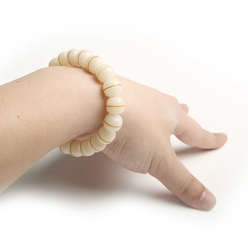 LINKY Laboratory White Jade Bodhi Bracelets Unisex-7