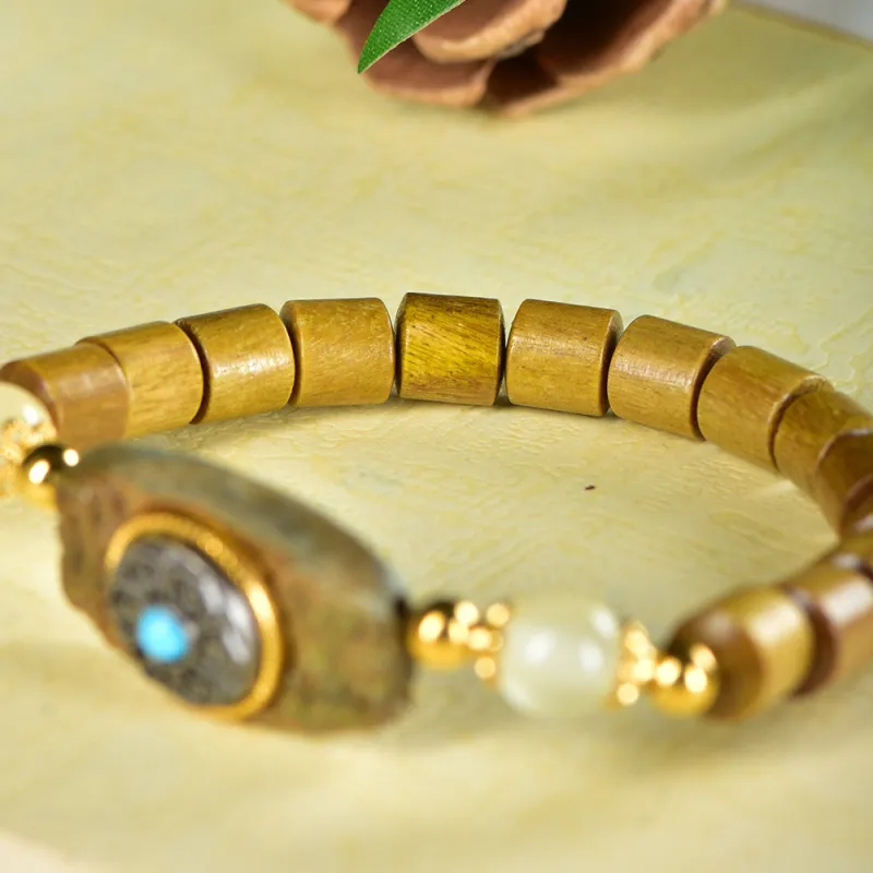 LINKY Laboratory Green Sandalwood Bracelets Unisex-4