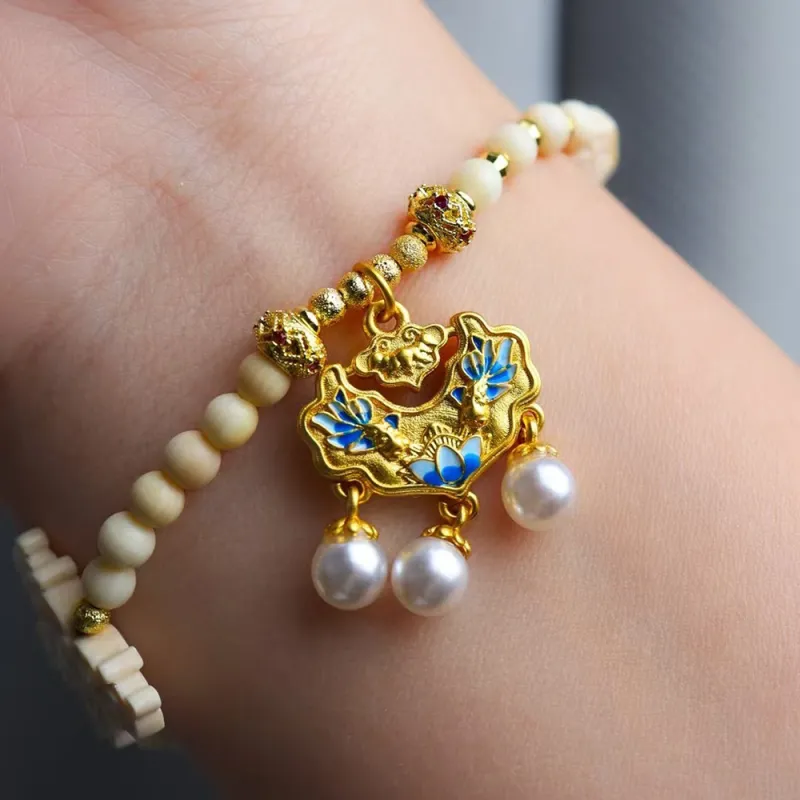 LINKY Laboratory Mammoth Jade Bracelets Unisex-6