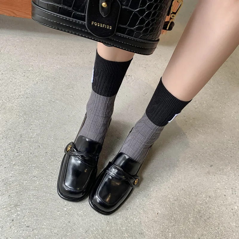 Casual Loafers Unlined Shoes 5cm Height Women's-2
