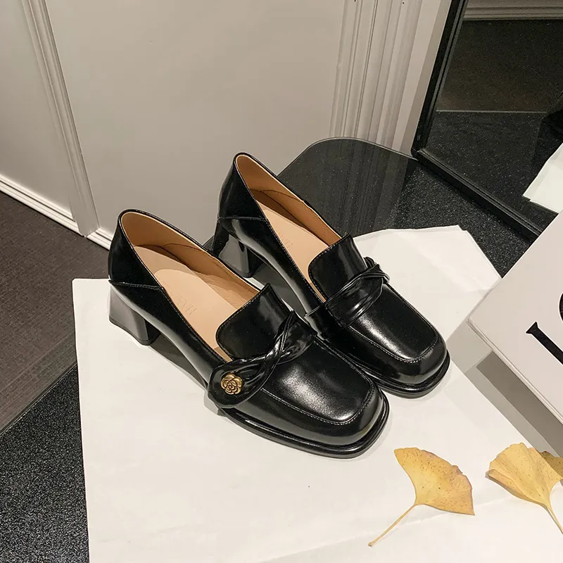 Casual Loafers Unlined Shoes 5cm Height Women's-1