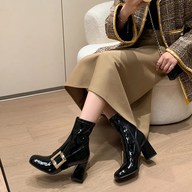 Ruby L Ankle Boots Women's Black-5