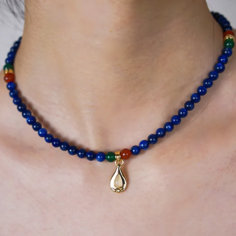 Aurozia Lapis Lazuli Bracelets Women's-4