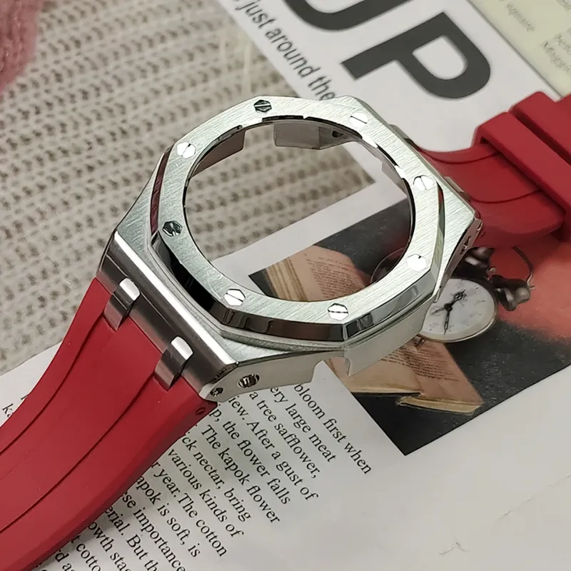 Vickit Offshore Silver Shell Collection Watch Cases Unisex-42