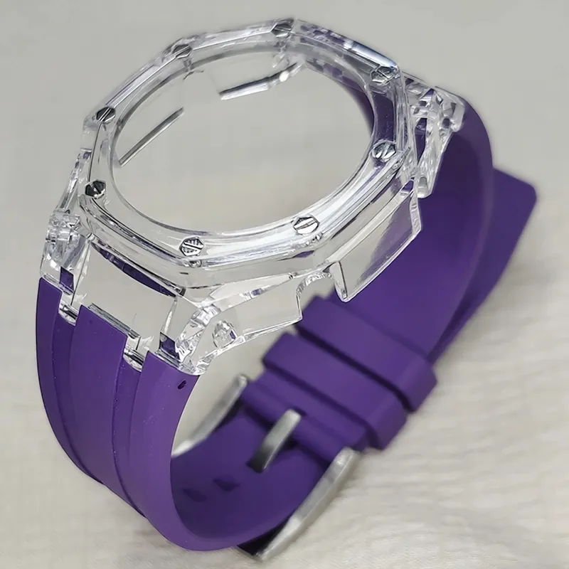 Vickit Transparent Case Collection Watch Cases Unisex-17