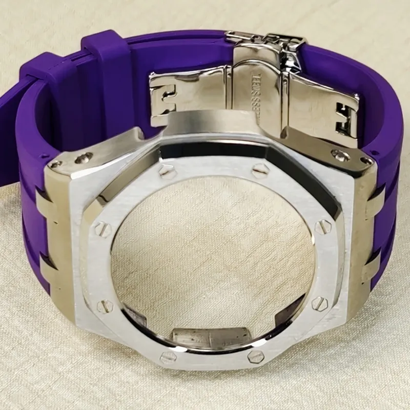 Vickit Offshore Silver Shell Collection Watch Cases Unisex-10