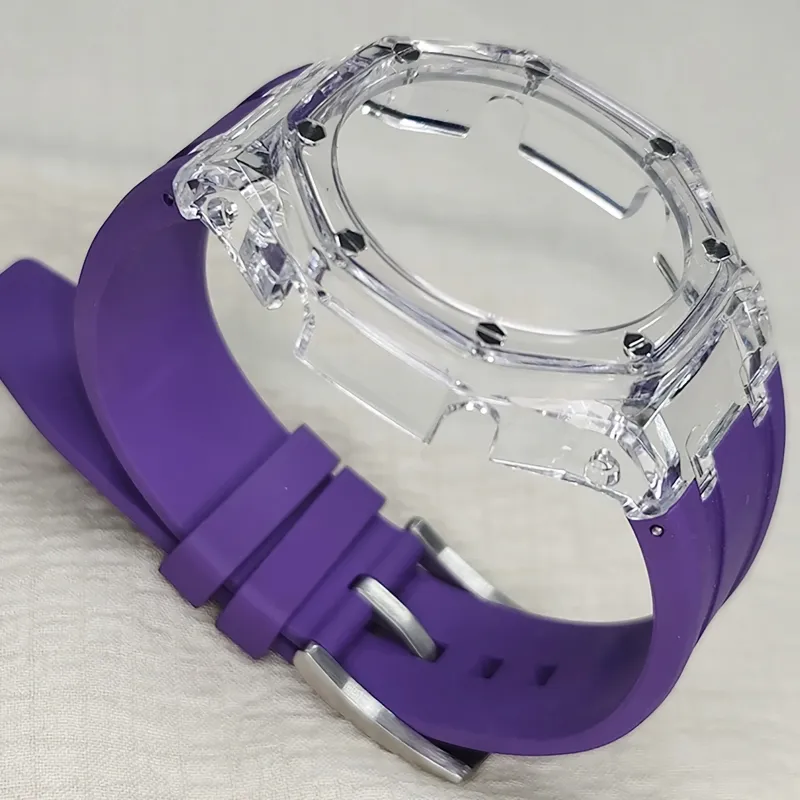 Vickit Transparent Case Collection Watch Cases Unisex-18