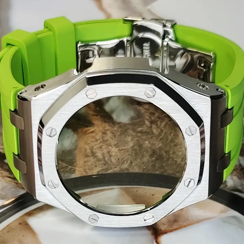 Vickit Offshore Silver Shell Collection Watch Cases Unisex-2