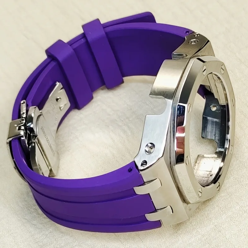 Vickit Offshore Silver Shell Collection Watch Cases Unisex-8