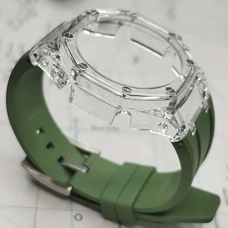 Vickit Transparent Case Collection Watch Cases Unisex-11