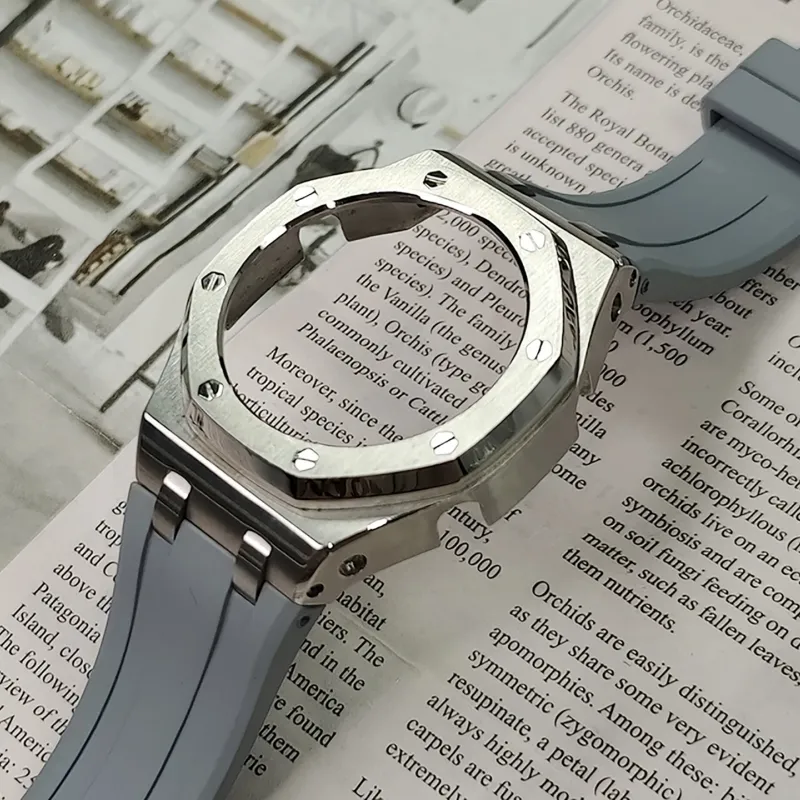 Vickit Offshore Silver Shell Collection Watch Cases Unisex-30