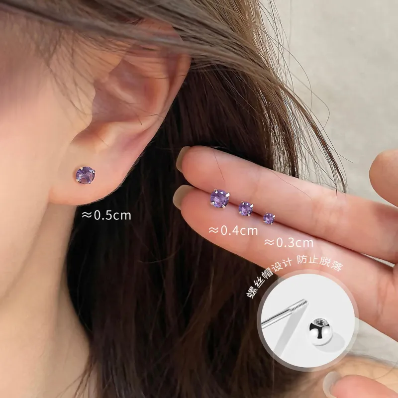 DTOTO S999 Fine Silver Stud Earrings Unisex-21