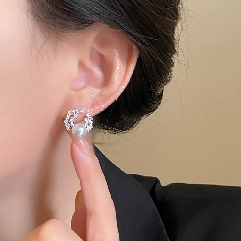 DTOTO S925 Silver Stud Earrings Unisex-1