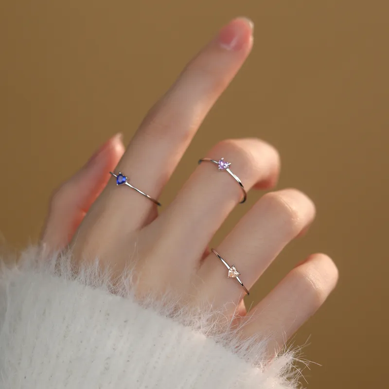 DTOTO 925 Sterling Silver Rings Unisex-6