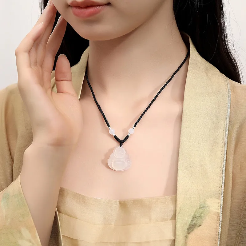 DTOTO Chalcedony Jade Necklaces Unisex-1