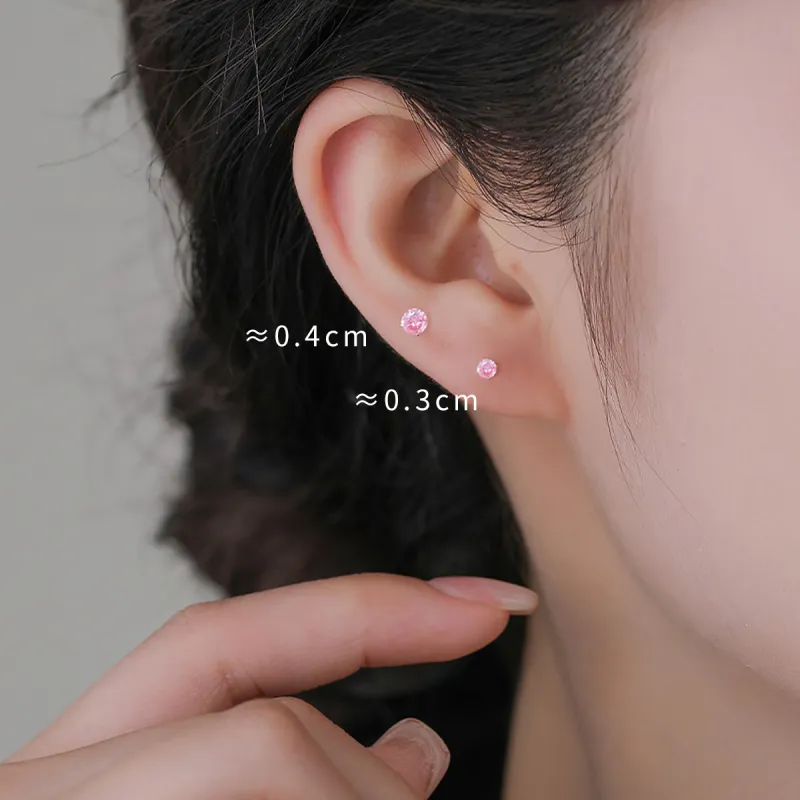 DTOTO S999 Fine Silver Stud Earrings Unisex-7