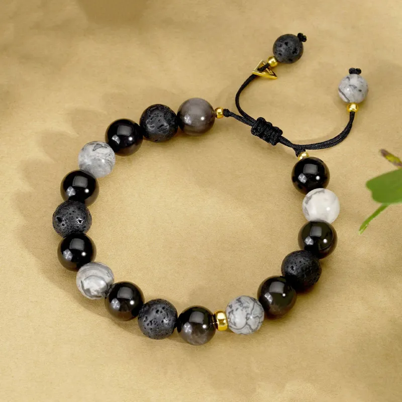 DTOTO Obsidian Bracelets Unisex-5
