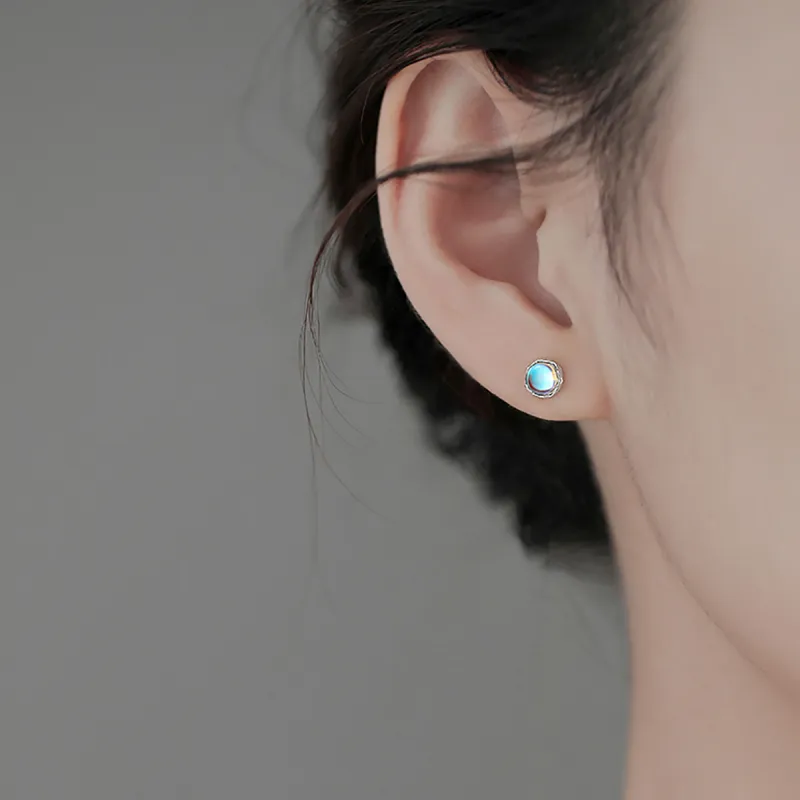 DTOTO S925 Silver Stud Earrings Unisex-4