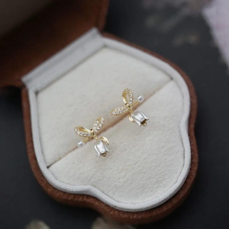 DTOTO S925 Silver Stud Earrings Unisex-2
