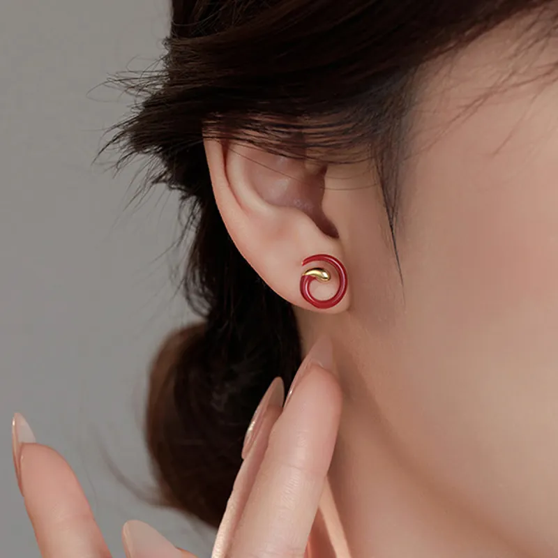 DTOTO S925 Silver Stud Earrings Women's-1