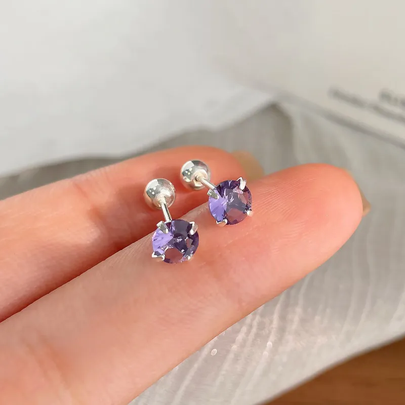 DTOTO S999 Fine Silver Stud Earrings Unisex-22