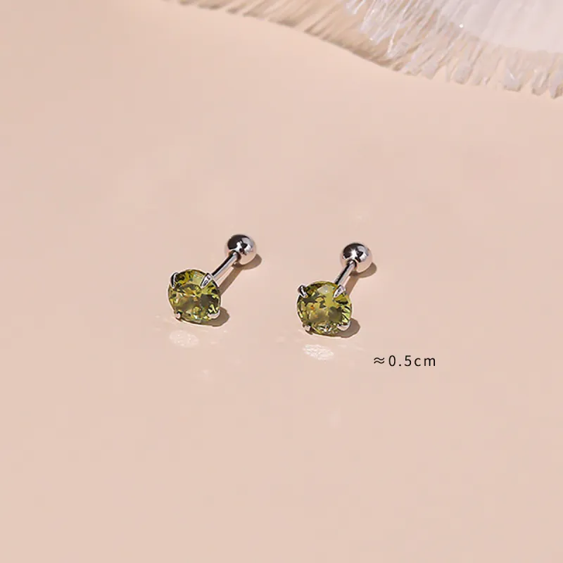 DTOTO S999 Fine Silver Stud Earrings Unisex-18