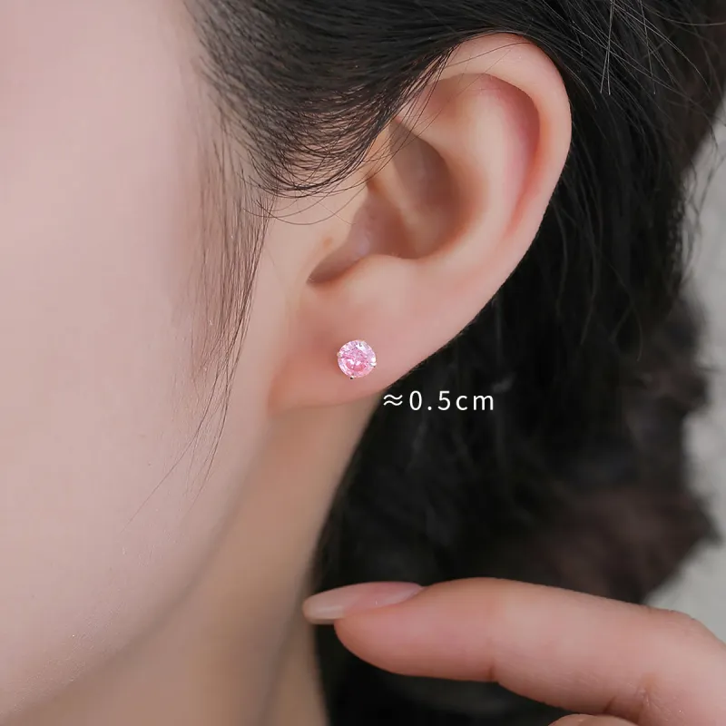 DTOTO S999 Fine Silver Stud Earrings Unisex-8