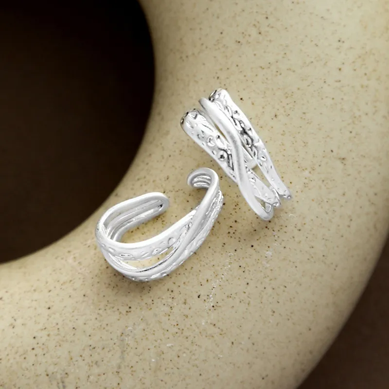DTOTO Alloy Clip On Earrings Unisex-2