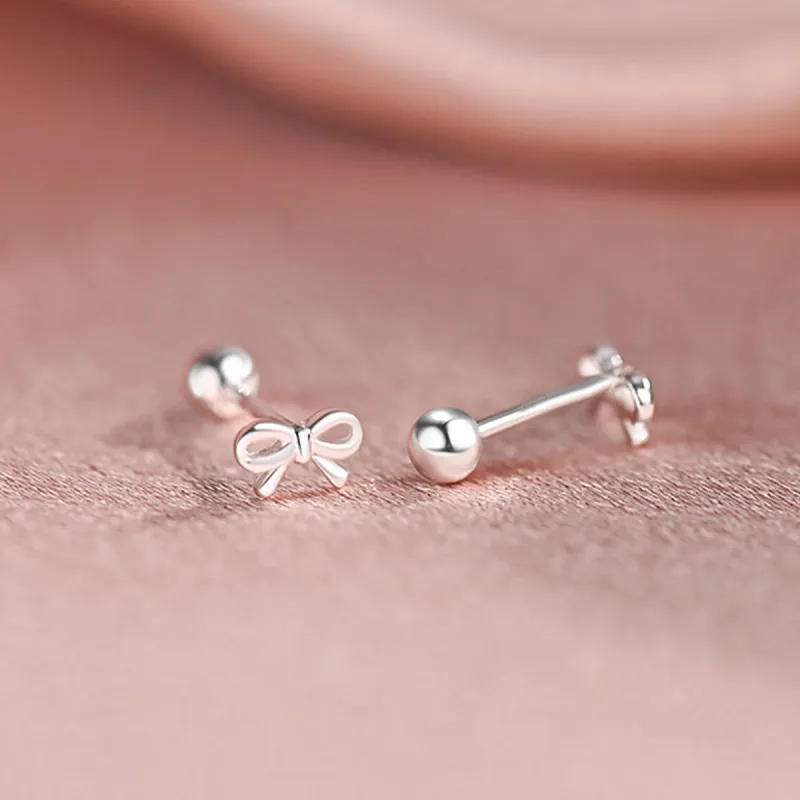 DTOTO 999 Fine Silver Stud Earrings Unisex-2