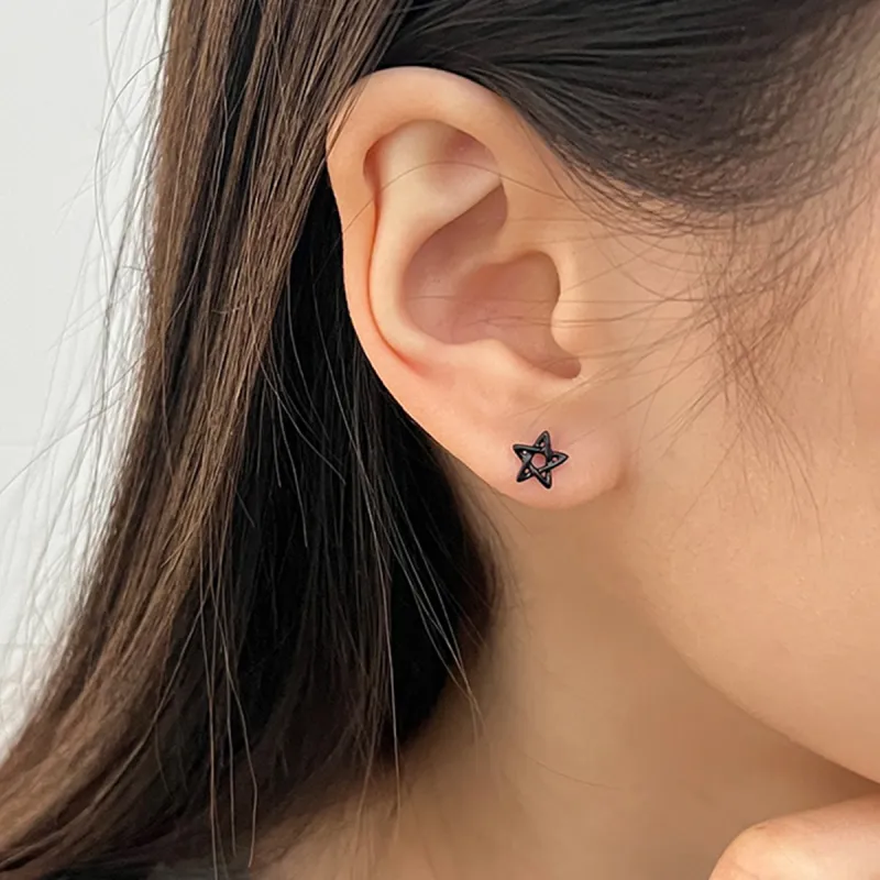 DTOTO 999 Fine Silver Stud Earrings Unisex-7