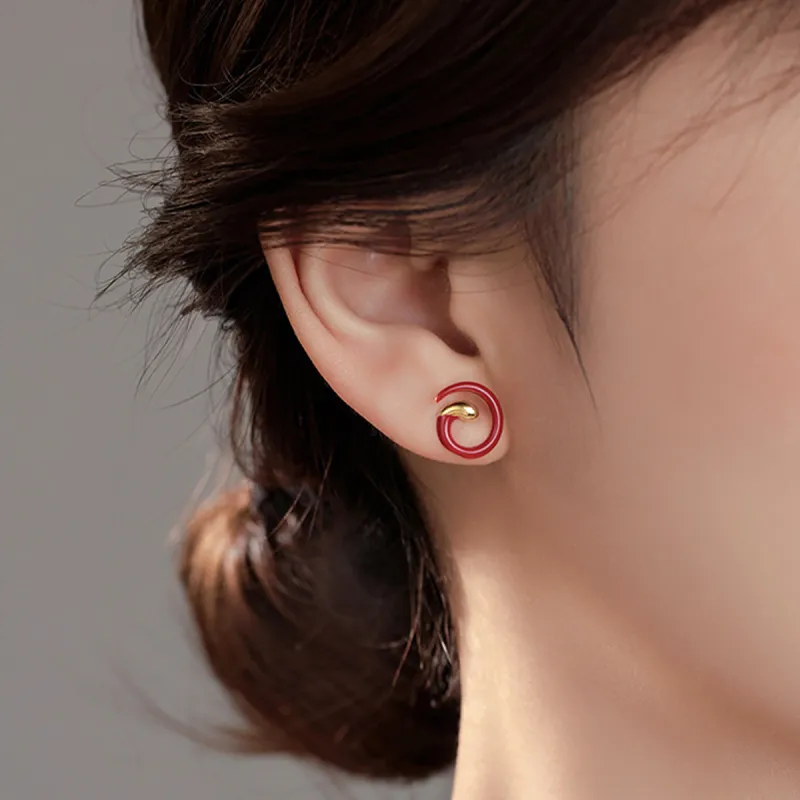 DTOTO S925 Silver Stud Earrings Women's-3